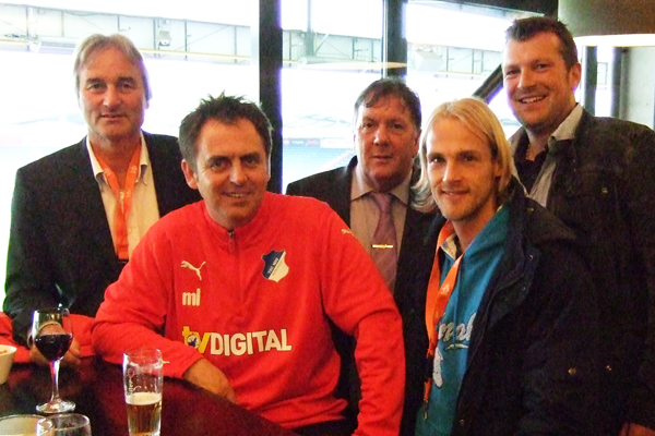 v.l.: Peter Schreiner, Marcel Lucassen, Piet v.d. Kerkhof, Marco Knoop, Sven Hübscher