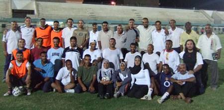 50 Fußballtrainer aus Südägypten, Kairo, Alexandria und 2 Teilnehmer aus den arabischen Emiraten, 1 Teilnehmerin aus Kuwait.