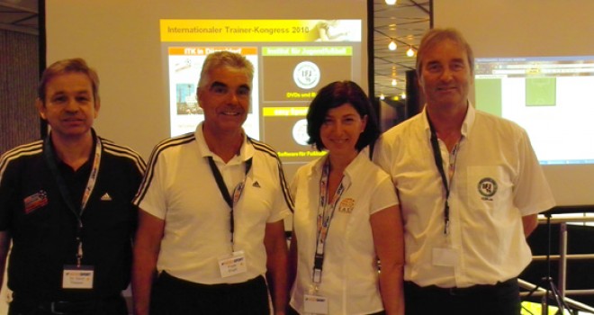 ITK 2010 - Dr. Gerd Thissen (BDFL), Frank Engel, (DFB), Dr. Marion Becker-Richter (easy Sports-Software), Peter Schreiner (Institut für Jugendfußball)