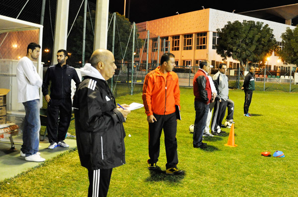 Hani Al Saquer and Nasser Alomran (links - ehem. Nationalspieler Kuwait)