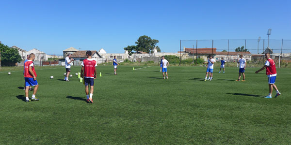 Fußballtraining 3-Zonen-Spiel