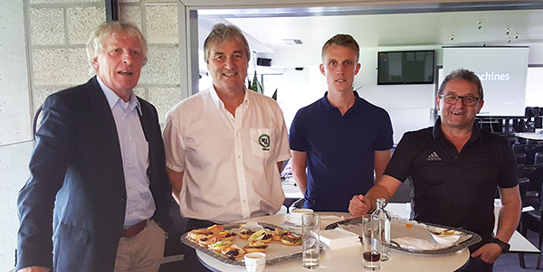 Erich Ruthemöller, Peter Schreiner, Steven Turek und Jean-Marie Greven
