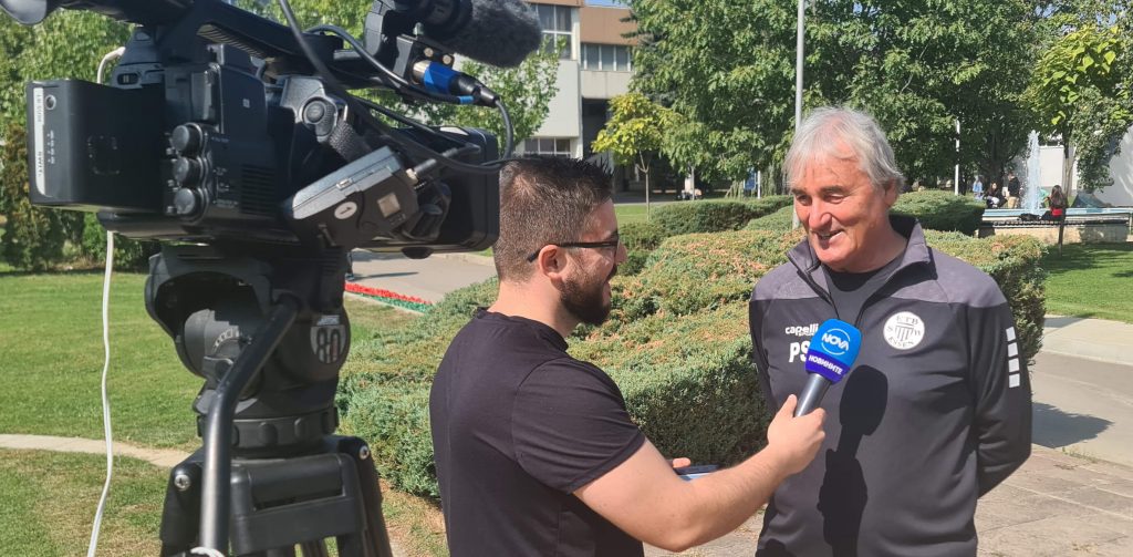 Interview mit Peter Schreiner für das bulgarische Fernsehen
