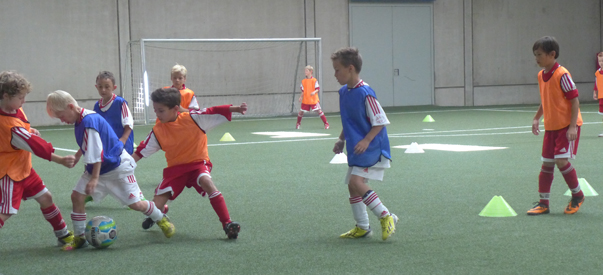 Die U10 von Hennef 05 war topmotiviert.